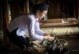 Bánh trong nghi lễ của người Tày ở Nghĩa Đô- Bảo Yên - Lào Cai